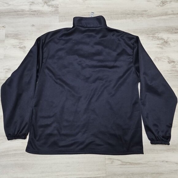 Mens US Olympic Committee Track Jacket Black Sz XL Full Zip Made In USA USOC - Picture 6 of 8